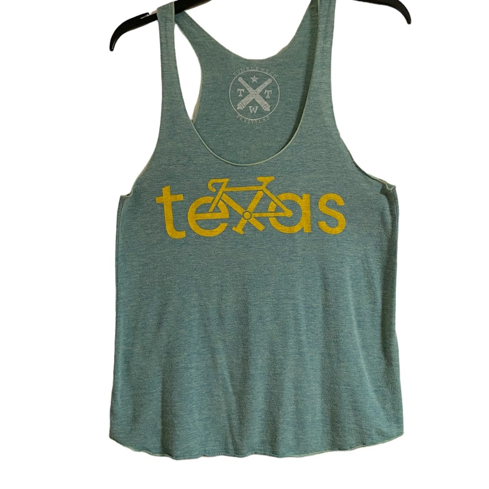 {VGUC} [Tumbleweed Texstyles] {Green} [Texas Bicycle Tank American Appar…